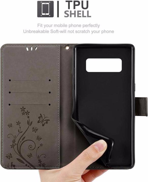 Produktbild Cadorabo Flower Book Cover (Samsung Galaxy Note 8)