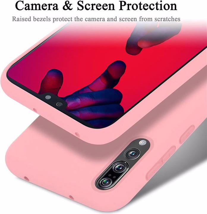 Image du produit Cadorabo TPU Liquid Silicone Case Cover (Huawei P20 Plus, Huawei P20 Pro)