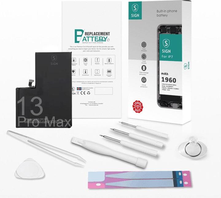 Image du produit SIGN Kit de remplacement complet de la batterie - iPhone 13 Pro Max