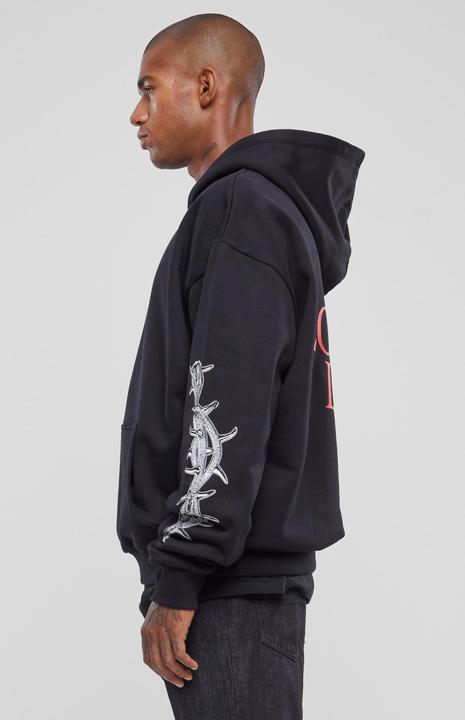 Immagine prodotto Urban Classics Felpa con cappuccio oversize ultra pesante Dio Lealtà Amore - 119373 (4XL)
