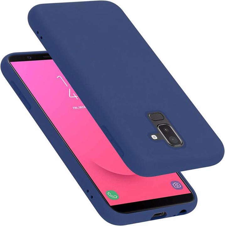 Actual product image Cadorabo TPU Liquid Silicone Case Cover (Samsung Galaxy J8 (2018))