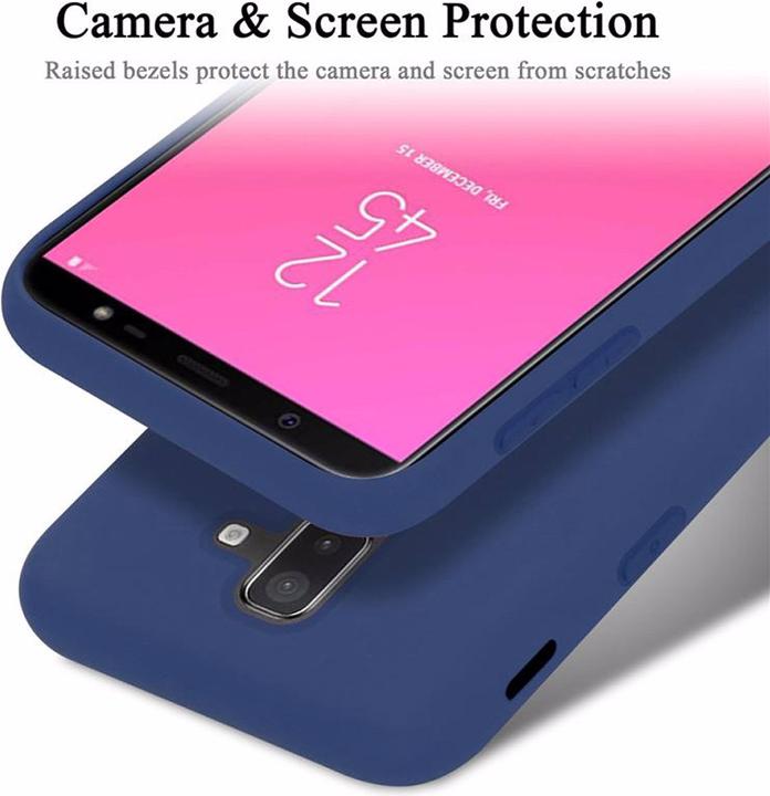 Actual product image Cadorabo TPU Liquid Silicone Case Cover (Samsung Galaxy J8 (2018))