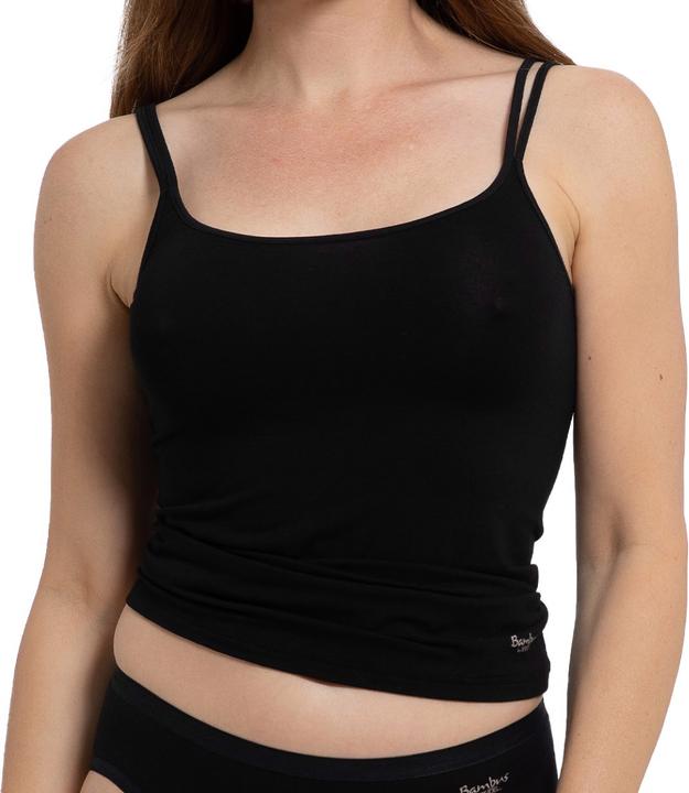 Actual product image Speidel 3 Pack Bamboo Spaghetti Strap Top (40, L)