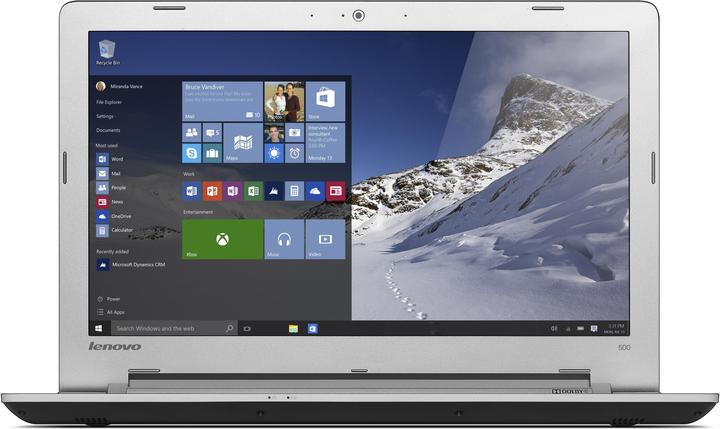 Actual product image Lenovo 500-15 (15.60", Intel Core i5-6200U, 8 GB, 256 GB, CH)
