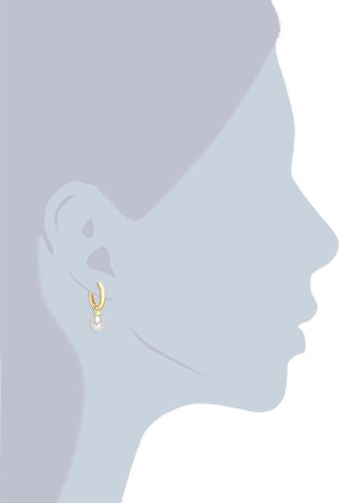 Immagine prodotto Valero Pearls Donna Argento 925 Perle d'acqua dolce coltivate Oro giallo - 934 (Argento)