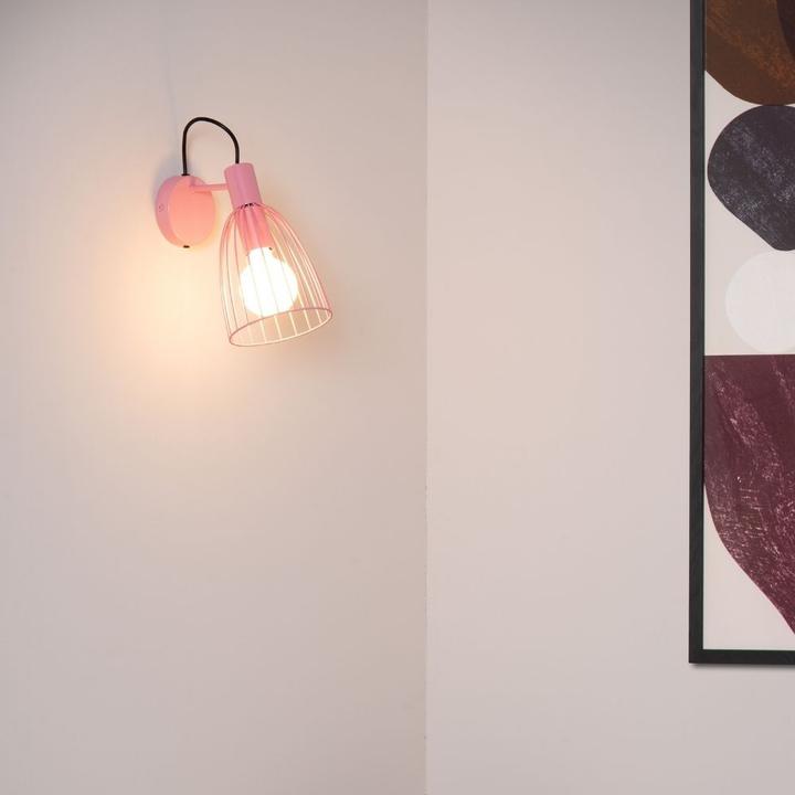 Immagine prodotto Lucide MACARONS - Lampada da parete - 1xE27 - Rosa 74217/01/66 (E27)