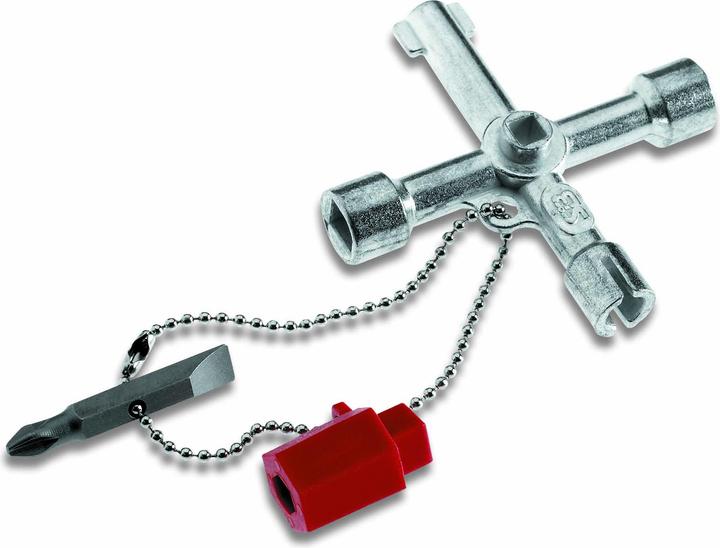 Produktbild Cimco Spezial-Schaltschrankschlüssel DB Schlitz-/Kreuzschlitzschrauben 1,0 x 7,0 mm/PH