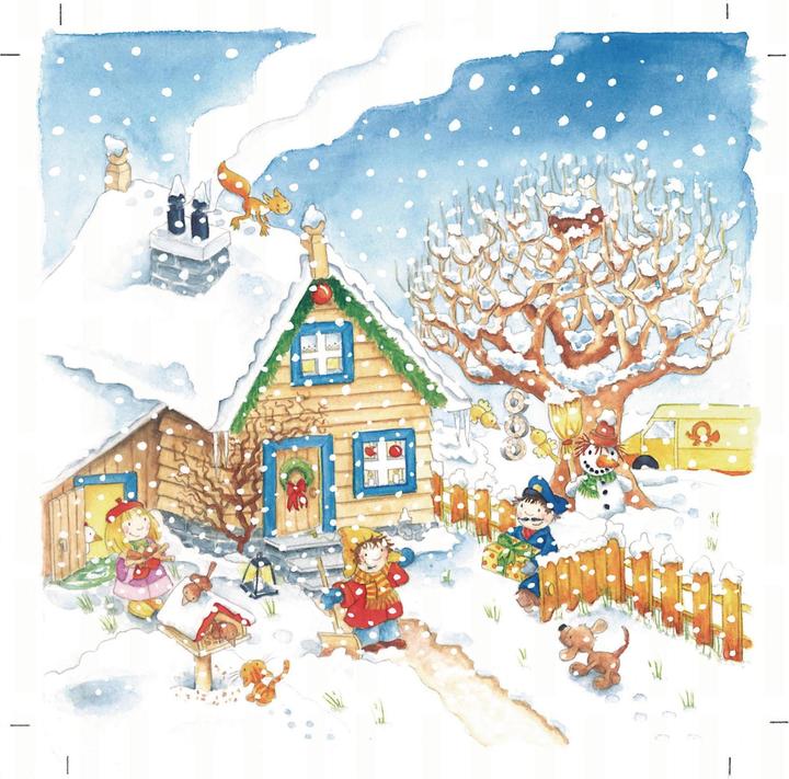 Actual product image Goki 4-layer puzzle seasons (54 pieces)