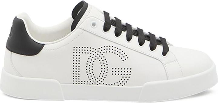 Immagine prodotto Dolce & Gabbana portofino light sneakers in black and white leather (41)