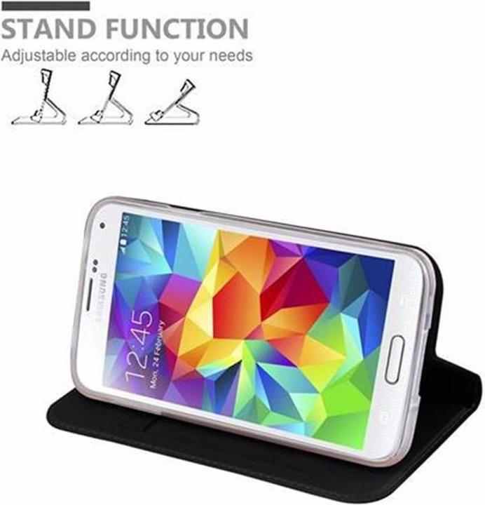 Produktbild Cadorabo Book Classy Style Cover (Samsung Galaxy S5, Samsung Galaxy S5 Neo)