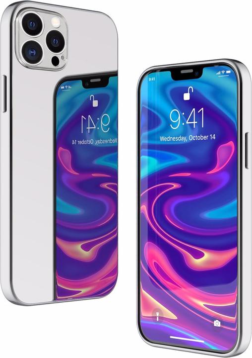 Actual product image Nalia Mirror tempered glass cover (Apple iPhone 13 Pro)
