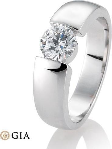 Breuning Ring Spann 0,80-1,50 ct. (52, 585/14 K Gold)