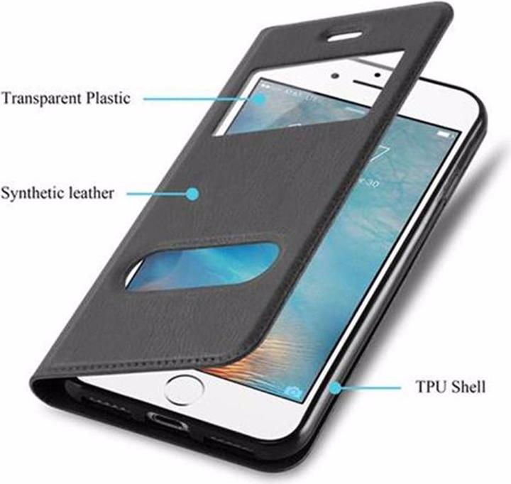Immagine prodotto Cadorabo Libro con copertina a doppia finestra con vista (Apple iPhone 7, Apple iPhone SE (seconda generazione))