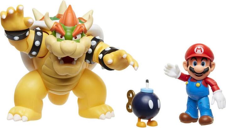 Actual product image Jakks Pacific World of Nintendo: Mario vs. Bowser Lava Battle