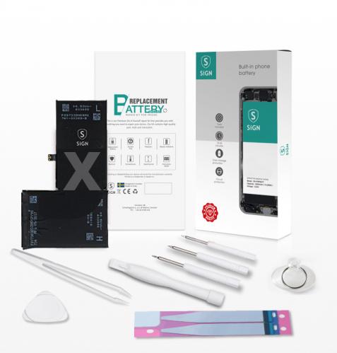 Produktbild SIGN Complete Kit for Battery Change - iPhone X