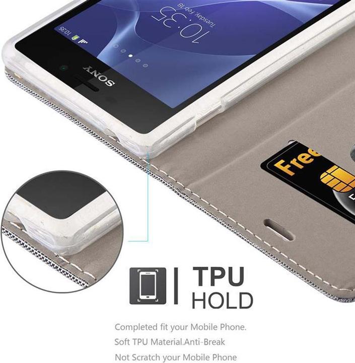 Actual product image Cadorabo Jeans Optik (Sony Xperia M2 Aqua, Sony Xperia M2)