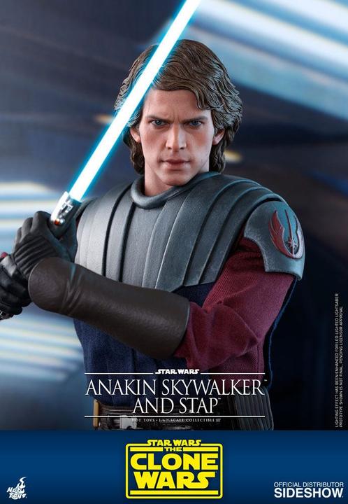 Image du produit Hot Toys Star Wars - The Clone Wars "Anakin Skywalker & STAP" 1/6 Scale Figurine