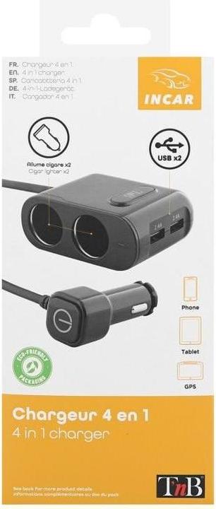 Produktbild T'nB 2-USB Ladeadapter+ DIN Norm Anschluss