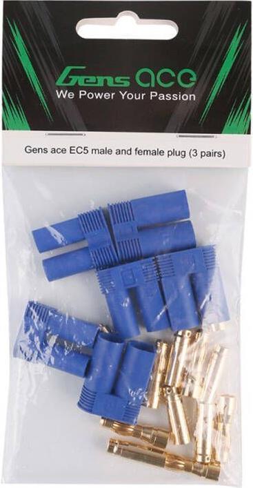 Produktbild Gens Ace EC5 male & female plug (3 pairs)