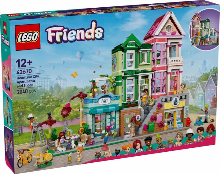 Produktbild LEGO Heartlake City Apartments und Geschäfte (42670)
