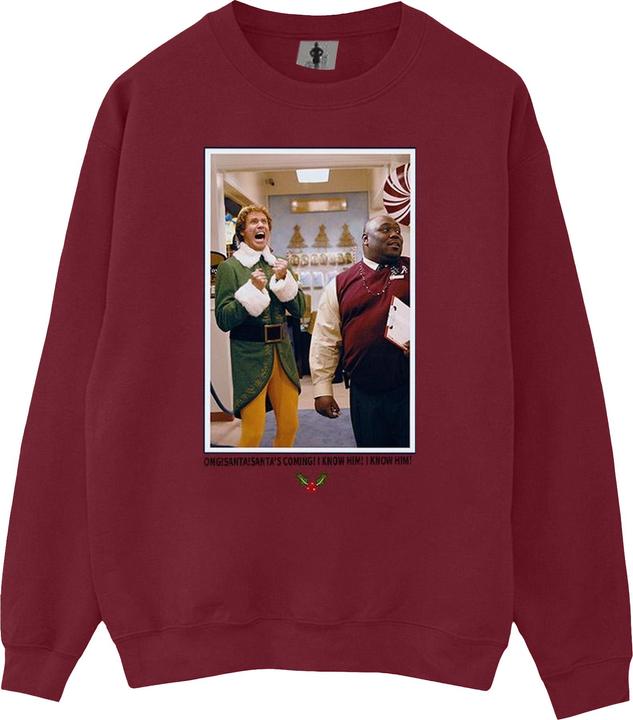Elf OMG Santa Photo Sweatshirt (L)