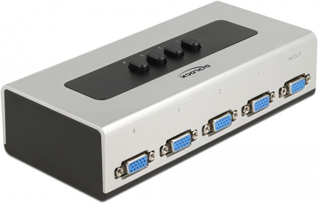 Produktbild Delock Umschalter VGA 4 Port manuell bidirektional