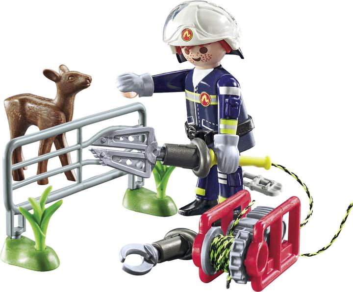 Image du produit Playmobil Sauvetage d'animaux par les pompiers (71467, Playmobil Action Heroes)
