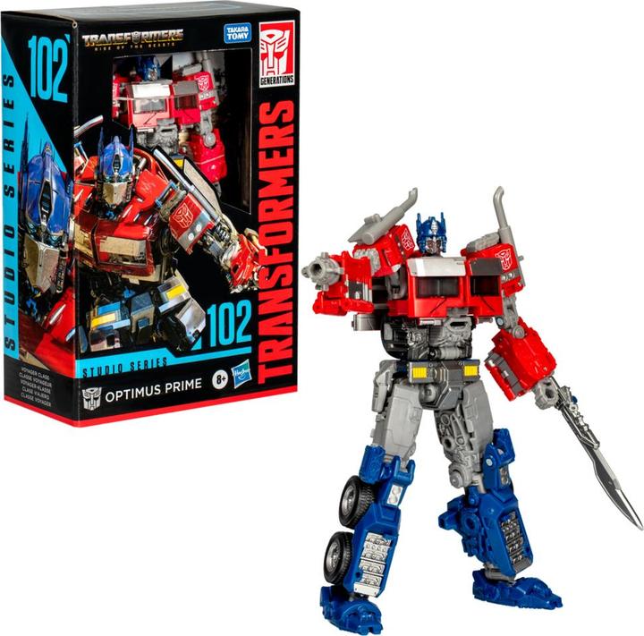 Produktbild Hasbro Transformers: Aufstieg der Bestien Generations Studio Series Voyager Class Actionfigur Optimus Prime