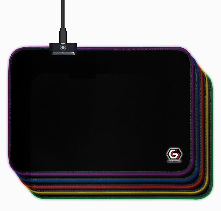 Actual product image Gembird MP-GAMELED-M Mouse Pad Gaming Mouse Pad (M)
