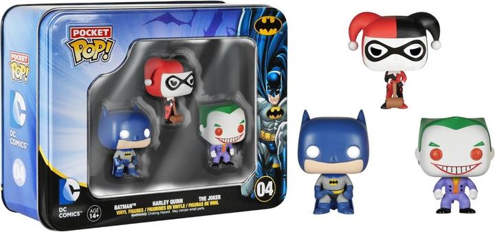 Actual product image Funko Batman: Tin Box 3-Pack Pocket