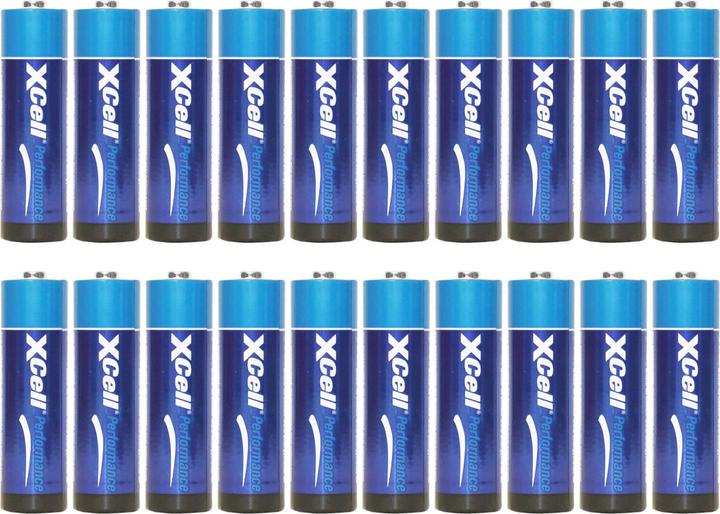 XCell Batterie Typ AA (Mignon), LR06, Alkaline, 1,5V, 20er Set (20 Stk., AA)