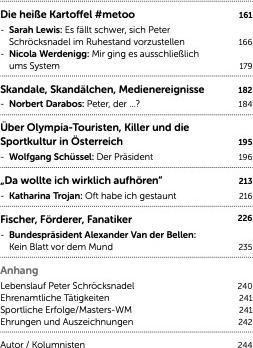 Nutritional values and ingredients Peter Schröcksnadel (Florian Madl, 2021)