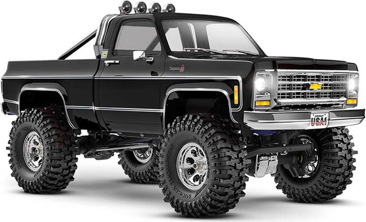 Actual product image Traxxas TRX-4M 79 CHEVY K10 4X4 LIFTED BLACK 1/18 CRAWLER RTR BRUSHED, WITH BATTERY AND USB CHARGER (RTR Ready-to-Run)