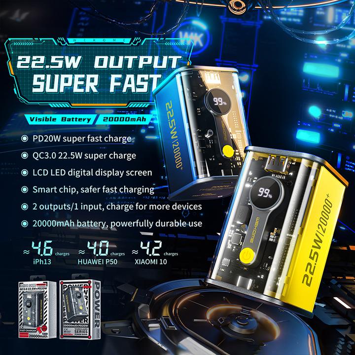 Produktbild Wekome Power bank (20000 mAh)