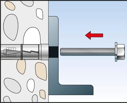 Actual product image Fischer 44963 Internally threaded expansion anchor FWB 6 S (25) (44963) (25 pcs.)