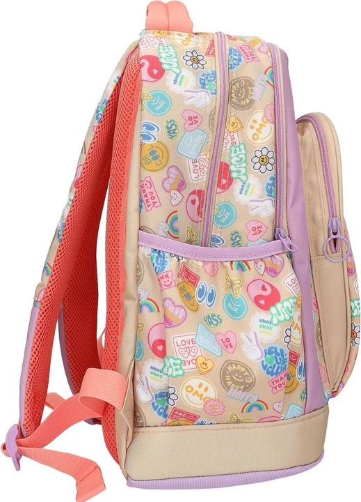 Produktbild Top Model Topmodel - School Backpack GIRL POWER - Beige, Lilac, and Coral (413285)