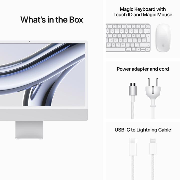 Actual product image Apple iMac 2023 (M3, 8 GB, 256 GB)