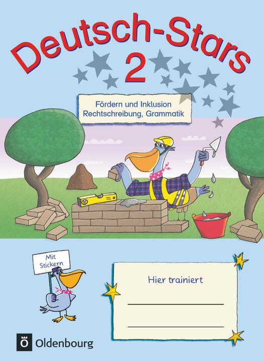 Produktbild Deutsch-Stars, Allgemeine Ausgabe, 2. Schuljahr, Fördern und Inklusion, Übungsheft, Mit Lös (Deutsch, Eva Nagai, Ruth Dolenc-Petz, Barbara Eiband, 2019)