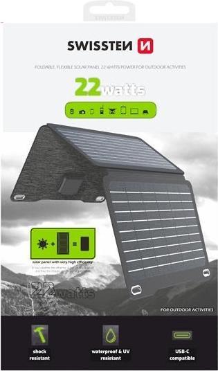 Image du produit Swissten Foldable Solar Panel 22W (22 W)