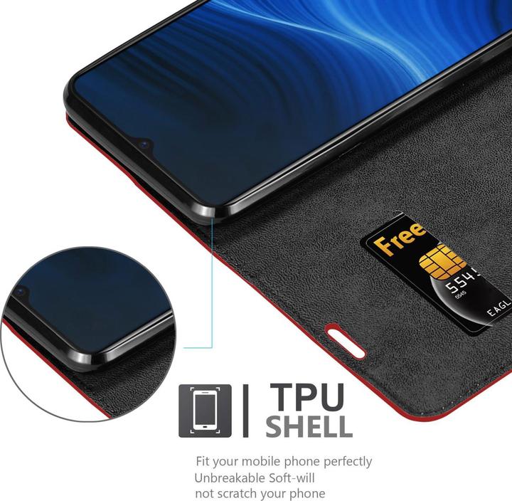Actual product image Cadorabo Case for Realme X2 PRO / Oppo Reno Ace in Book Invis. Magnet Style (Oppo Reno Ace)
