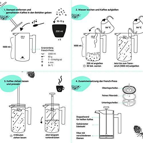 Produktbild Groenenberg French Press aus Edelstahl (1 l)