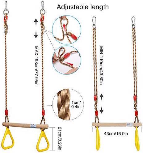 Produktbild Pellor Multifunktions -Kinderholz Trapeze Schaukel