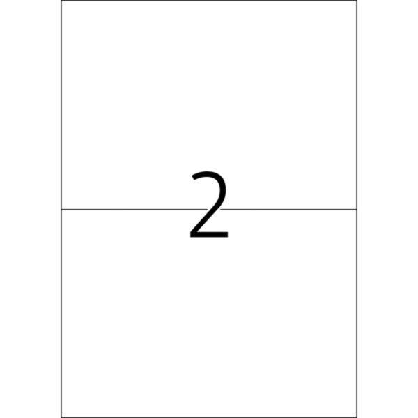 Produktbild Blana Etiketten A4, 210 x 148,5mm, weiss, 500 Blatt