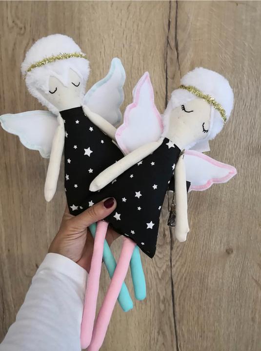 Produktbild Baby-Nest The Angel Schutzengel 35 cm Black Star Boy