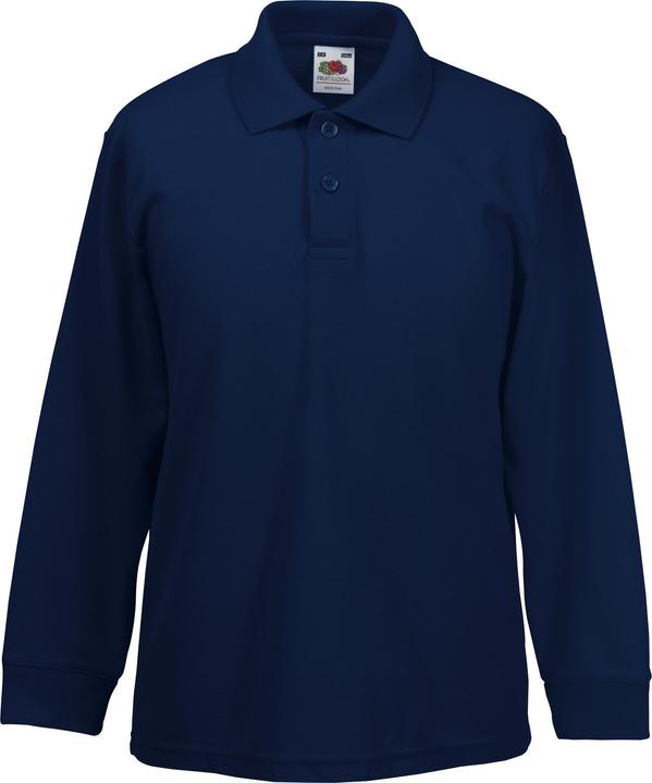 Fruit of the Loom Polo Shirt Langarm (2 Stückpackung) (140)