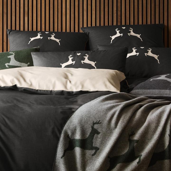 Produktbild Elegante Alpenchic Hirsche (Bettwäsche Set, 155x200 cm + 80x80 cm)