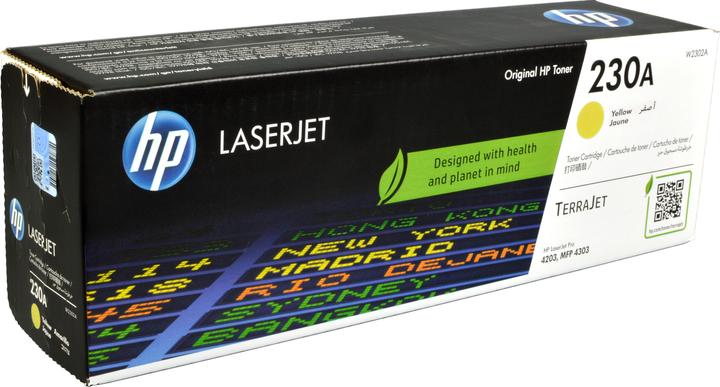 Actual product image HP 230A Yellow Original LaserJet Toner Cartridge, 1800 Seiten, Gelb, 1 Stück(e) (Y)