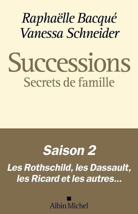 Image du produit Albin Michel Successions : secrets de famille (Français, Bacqué Raphaëlle, Tailleur Vanessa, 2024)