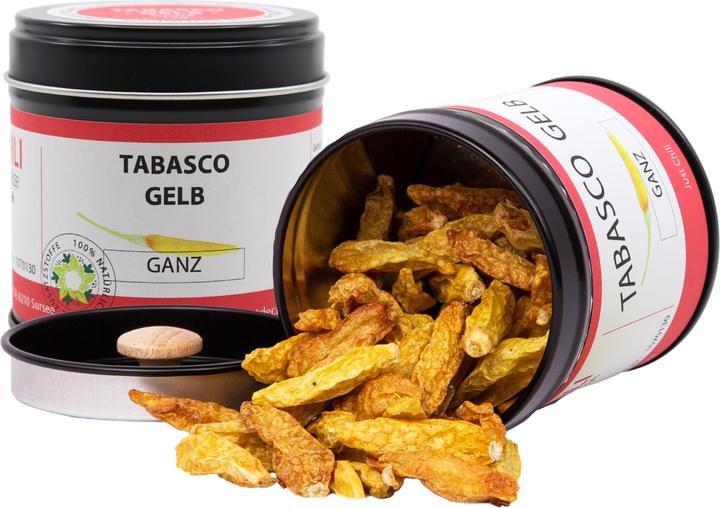 Image du produit Justchili Tabasco jaune entier (15 g)