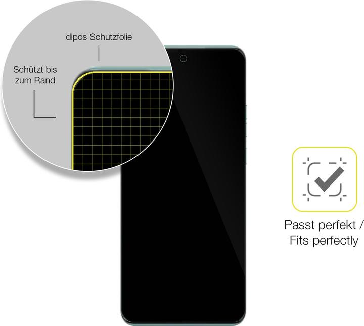Produktbild Dipos Displayschutzfolie Full-Cover 3D (2 Stück, Motorola Edge 40 Neo)